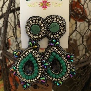 Crazy train earrings